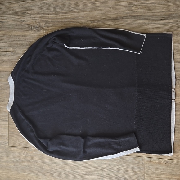 ATM Anthony Thomas Melillo Silk, Wool, And Cashmere Blend Colorblock Cardigan - Picture 6 of 10